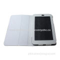 White Flip Leather Case Cover for Google Nexus 7-inch to be Stand for Any Degrees